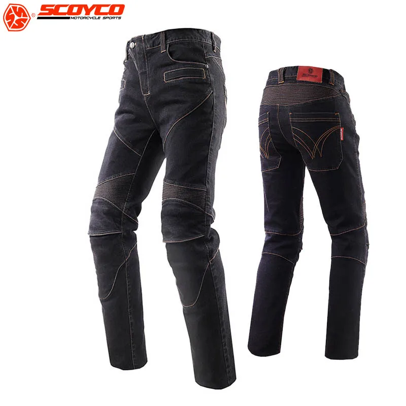 

Scoyco P043 protective jeans protector Rider pants with CE knee MOTO Motorcycle racing Leisure oxford fabric trousers