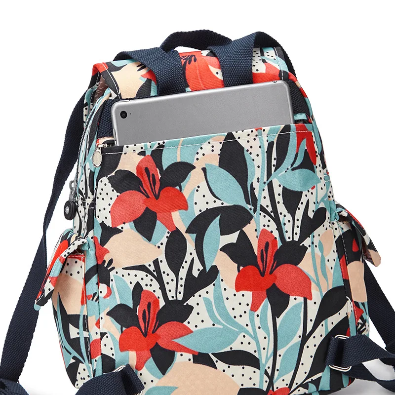 Брендовый дизайнерский рюкзак с обезьянкой, Женский нейлоновый водонепроницаемый рюкзак, школьная сумка для девочек, женская сумка для ноутбука, дорожная сумка