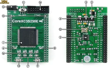 

XILINX FPGA Development Core Board Xilinx Spartan-3E XC3S250E Evaluation Board+ XCF02S FLASH support JTAG= Core3S250E