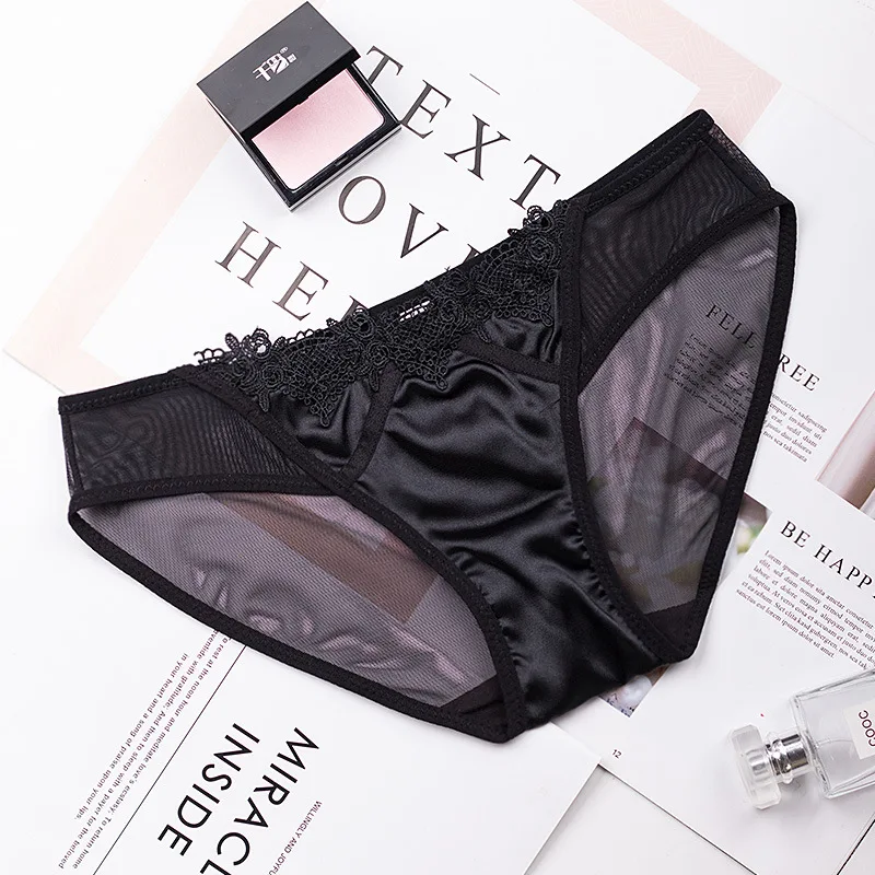 Women's Sexy Transparent Panties Female Lingerie Breathable Briefs Sexy Underwear Women Cotton Crotch Intimates Lace Panties Women's Sexy Transparent Panties Female Lingerie Breathable Briefs Sexy Underwear Women Cotton Crotch Intimates Lace Panties