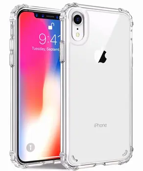 

10PCS/LOT,Shockproof Anti-slip PC+TPU Gel Skin soft Case Cover with gasbag For iPhone XR 6.1"