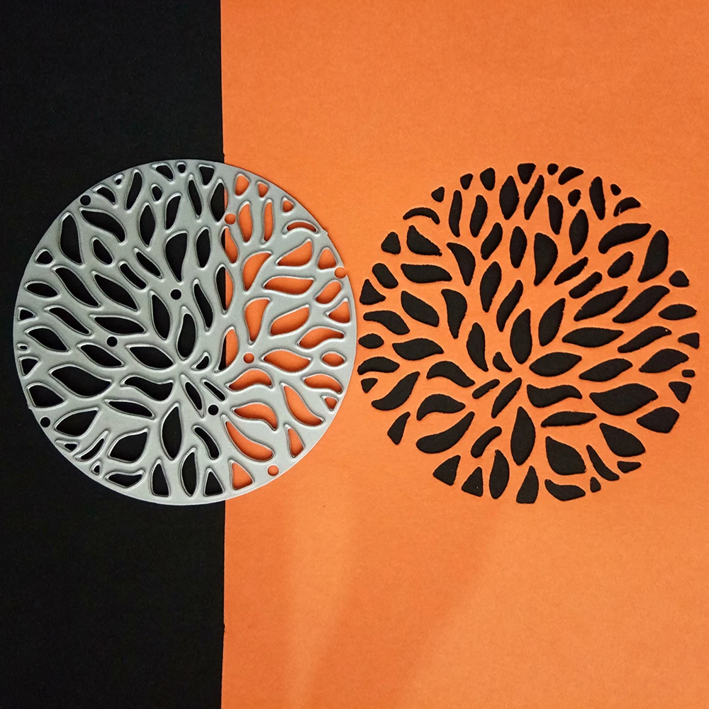 

Metal Cutting Dies Stencils Round flower for DIY Scrapbooking/photo album Decorative Embossing DIY Paper Cards