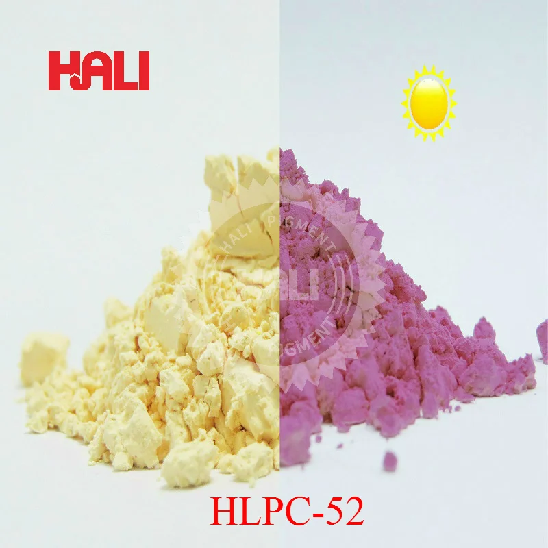 Фотохромный пигмент, солнечный свет активный пигмент, solor чувствительный пигмент порошок, товар: HLPC-08, цвет: серый, 1 лот = 10 грамм - Цвет: yellow to purple
