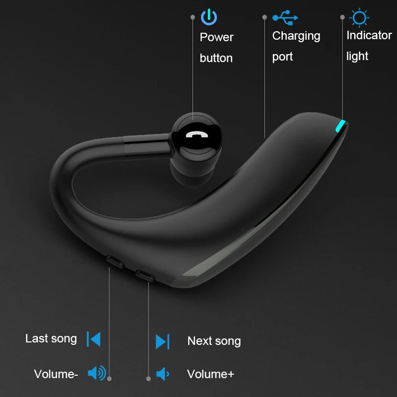 LEZII F900 Bluetooth earphone-5