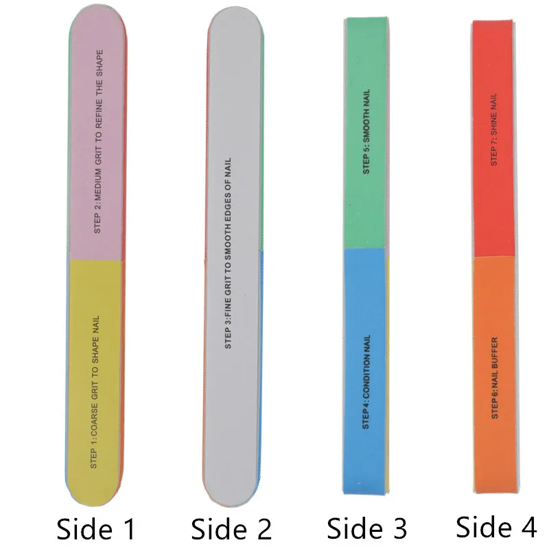 

1 Piece Nail Art Manicure Care 7-Sided Buffing Trim Buffer Sanding Block File Unhas Beauty Tool + Free Shipping