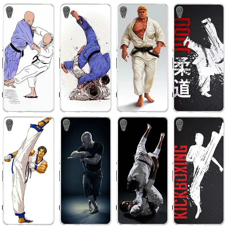 Японские боевые Силиконовые чехлы Judo из мягкого ТПУ для телефонов Sony Xperia E3 E5 T3 M2 M4