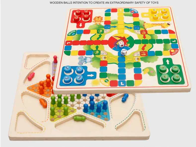 Blocos de Construção de Brinquedos Brinquedos de Madeira das Crianças Damas de Madeira do Bebê Crianças Educacionais de Madeira das Crianças Damas e xadrez Vôo Rascunhos & Xadrez Voando Brinquedo 6 Cor e forma