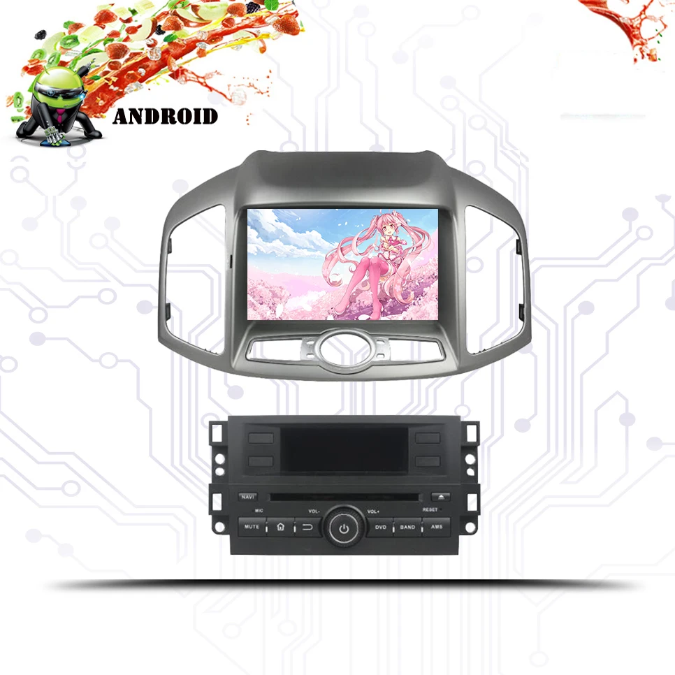 Perfect 4G RAM Android 9.0 Car DVD Stereo For Chevrolet Captiva Epica 2012 2013 2014 2015 Auto Radio GPS NavigationTape Recorder Audio 3