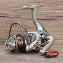 2019 新釣りコイル木製握手 12 + 1BB スピニングリールプロ金属左/右手リールホイール(China)