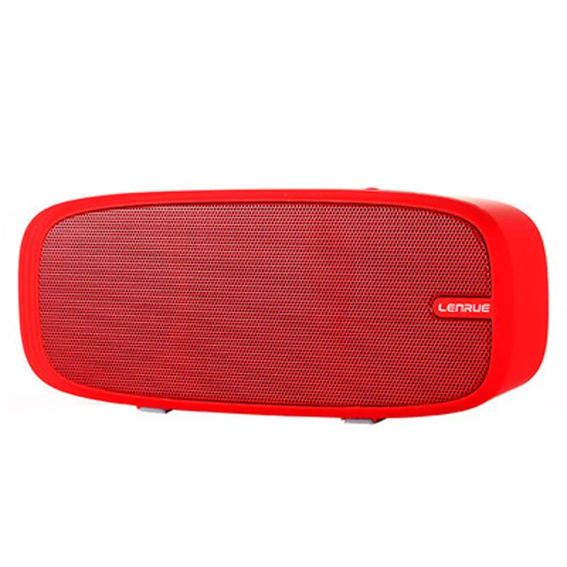 Lenape Hifi беспроводной TF двойной Bluetooth динамик Колонка стерео звук мини портативный Открытый Карманный бас аудио Громкая связь 1500 мАч - Цвет: Red