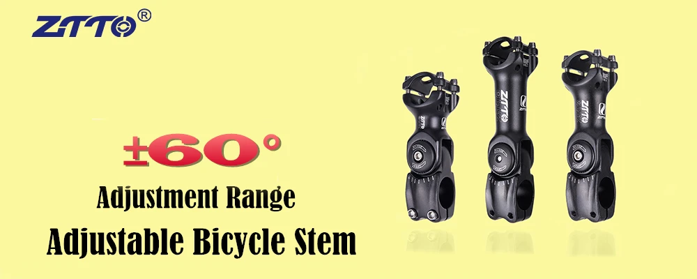 ZTTO велосипедный Регулируемый Стержень 31,8 мм 25,4 мм 60 стояк 90 110 130 мм fiting для XC MTB горная дорога городской велосипед велосипедные части