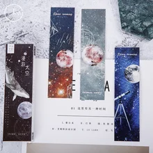 30Pcs/box Cute Roaming Space Paper Bookmark Book Markers School Supplies Stationery For KIids Gift 30Pcs/box Cute Roaming Space Paper Bookmark Book Markers School Supplies Stationery For KIids Gift