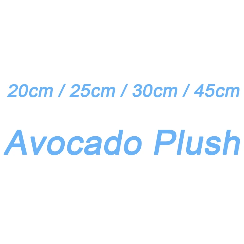 

20/25cm/30cm/45cm Avocado Plush Toy Cartoon Fruits Soft Comfortable Doll Toys For Girls Boys