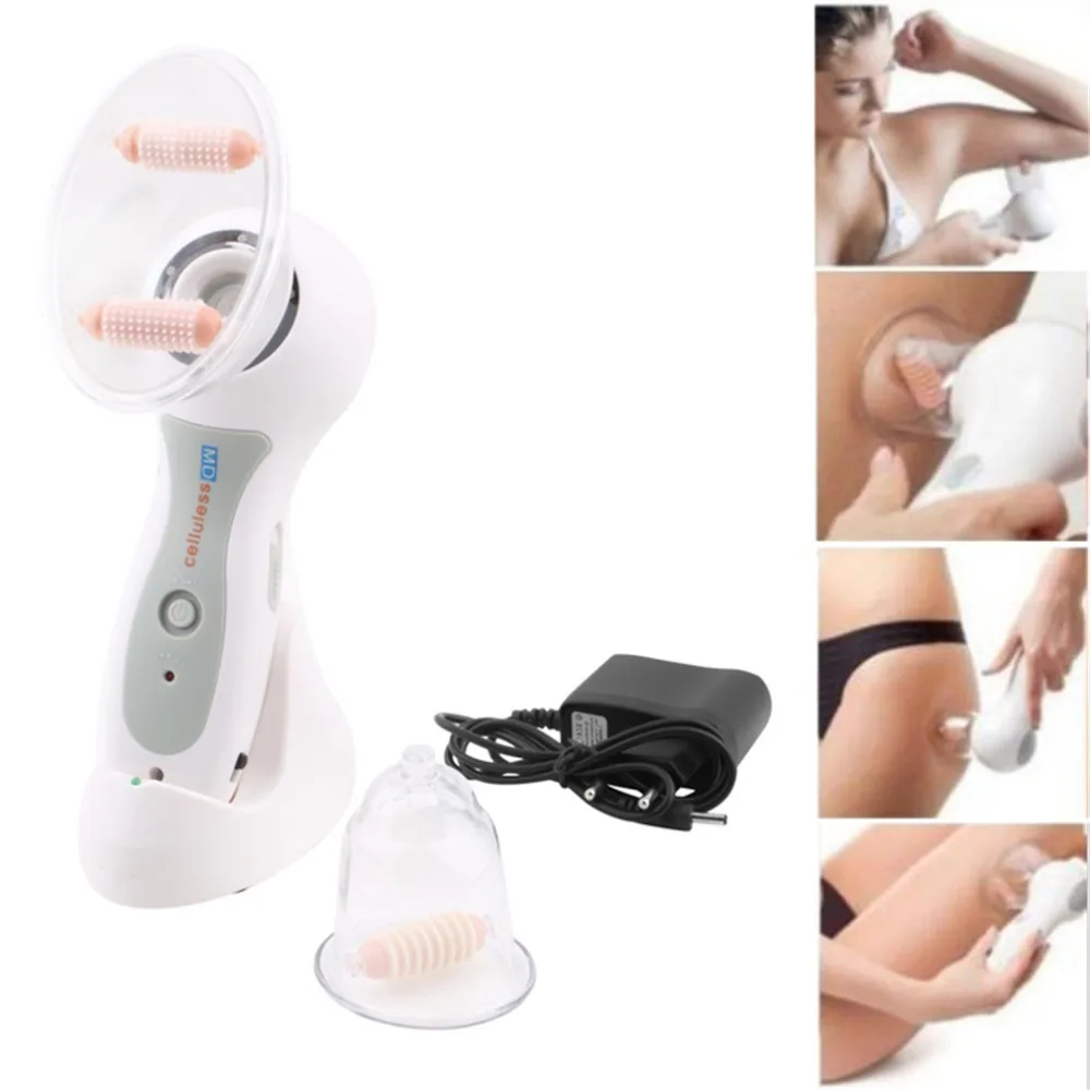 

Face Body Vacuum Anti-Cellulite Massage Roller Massaging Slimmer Device Fat Burner Therapy Treatment Loss Weight Tool EU/US Plug