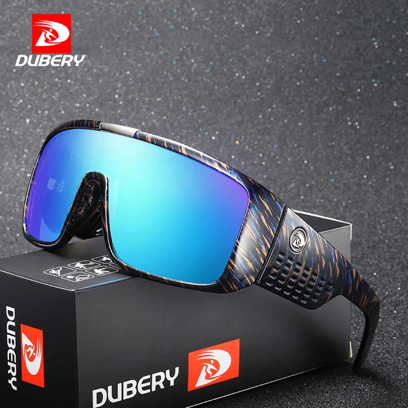 DUBERY Classic Oversized Sunglasses Men Polarized UV400 High Quality