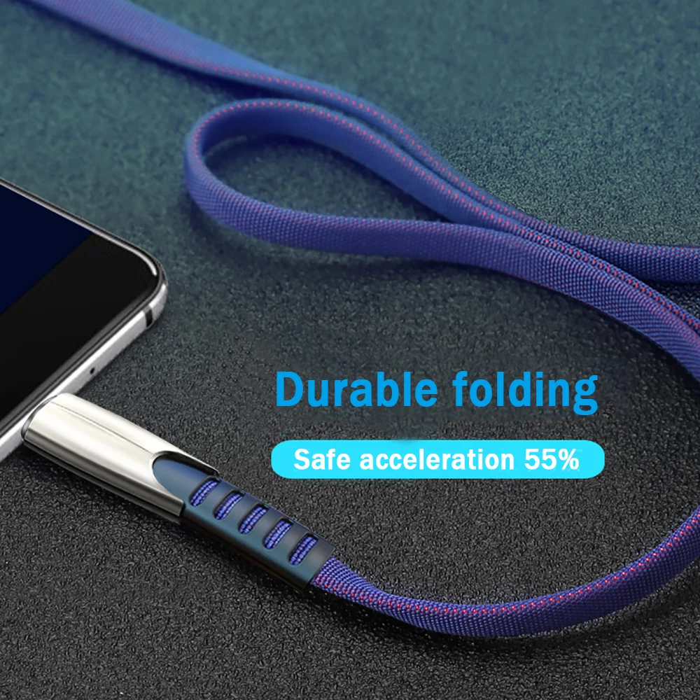 سريعة تهمة USB نوع C كابل ل xiaomi redmi note USB-C الهاتف المحمول سريع شحن نوع-C كابل لسامسونج غالاكسي s9 S8 زائد