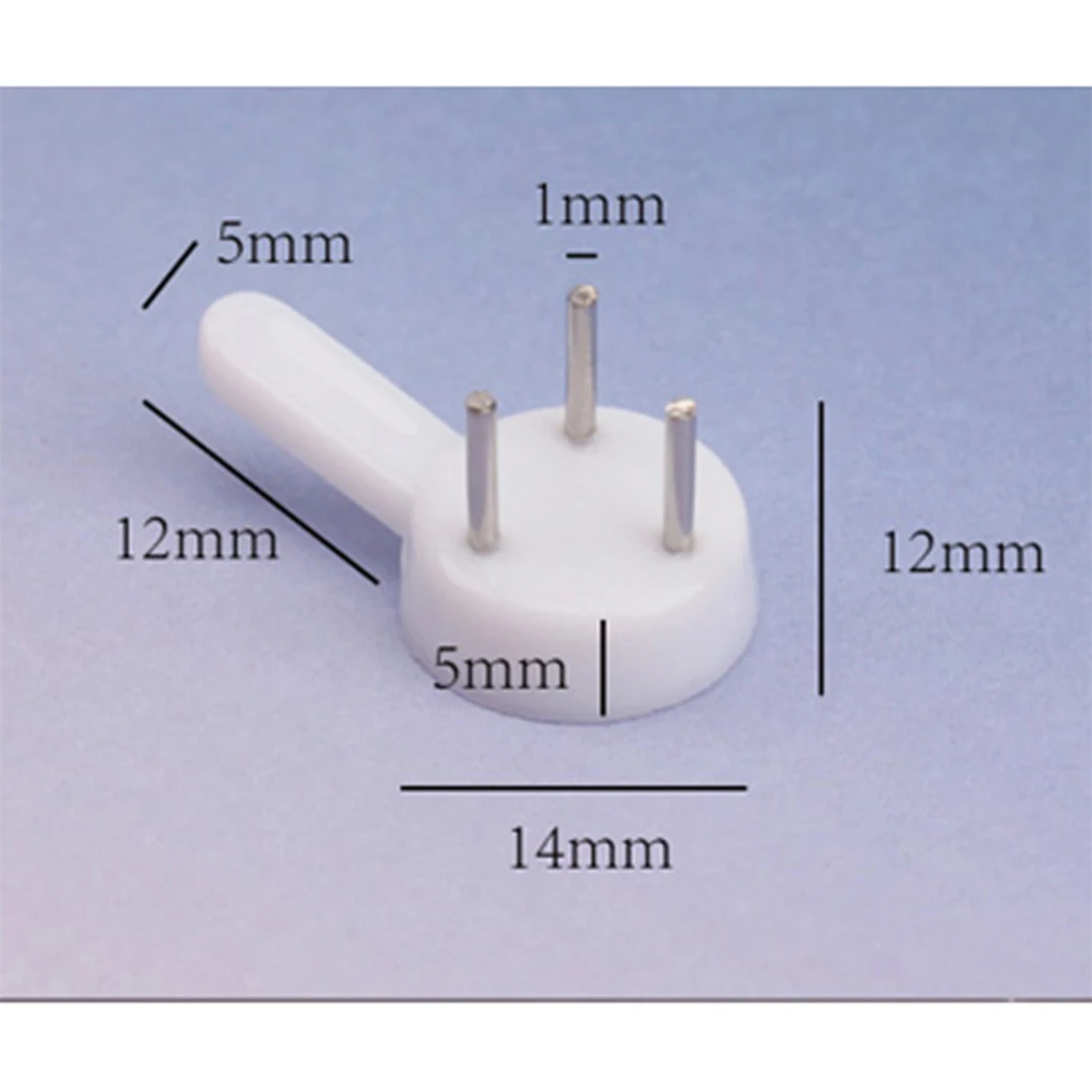 100 Pcs White Painting Photo Frame Hook Plastic Invisible Wall Hooks Mount Photo Picture Nail Hook Mirror Hanging Hanger Craft