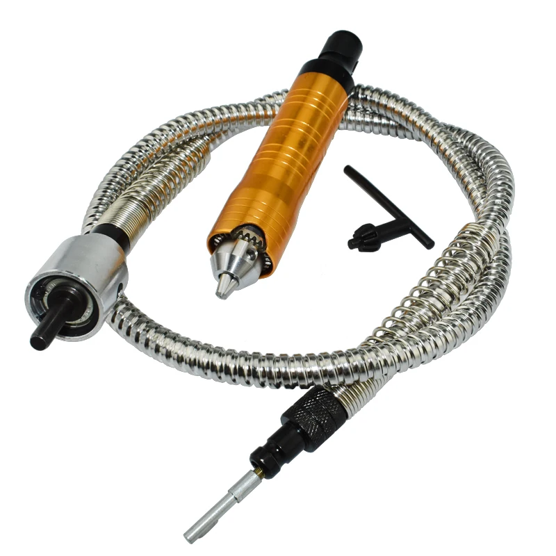 Koop Graveur Flexibele As 6mm Flex As Handstuk Power Tool Elektrische Boor Handvat Chuck Aparte Mini Grinder Dremel Accessoires