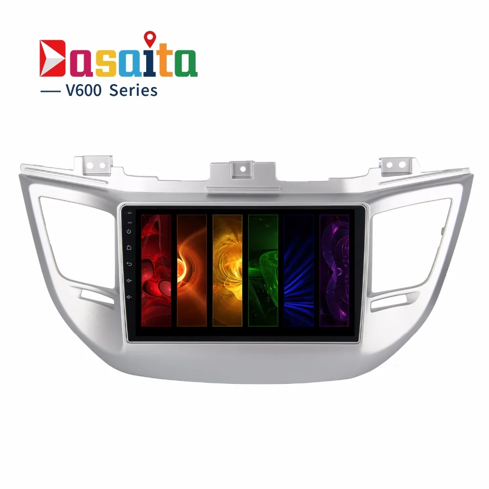 Dasaita 9 &quotAndroid 6.0 автомобиль GPS плеер для Hyundai Tucson IX35 2016-2017 с Octa core 2 ГБ ram Авто Радио