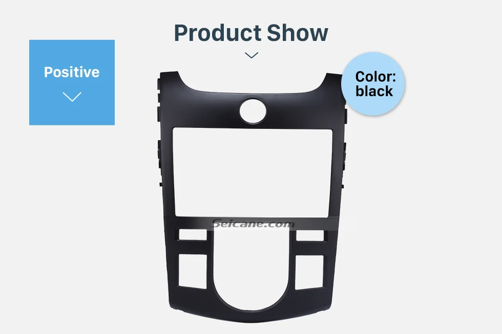 Seicane автомобильный двойной Din радио фасции стерео рамка Установка приборной панели и установка панели для KIA FORTE 2009 Авто AC CD накладка комплект