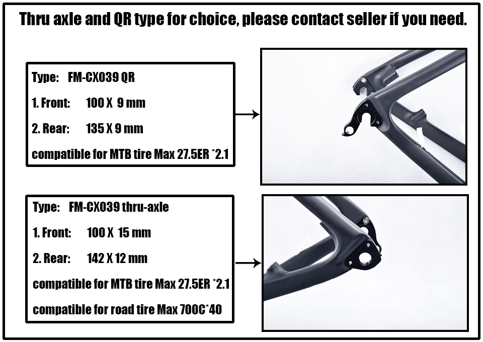 Discount Tideace 2019 Post mount Aero Carbon gravel Bicycle Frame S/M/L Disc Bike Carbon QR or thru axle accpet DIY 3