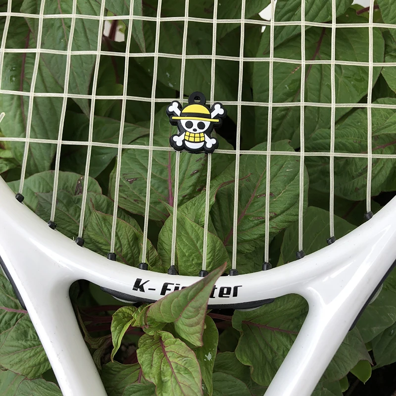 POWERTI 8pcs/lot Skull Tennis Vibration Dampers Cute Funny Shock Absorber Reduce for Tennis Racket