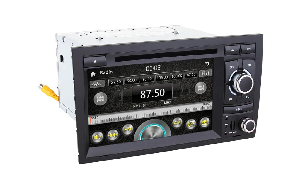Discount 7 inch 2 Din Car DVD Head unit for AUDI A4 2002-2008 With GPS Navigation Stereo Radio RDS Bluetooth + gift map 2