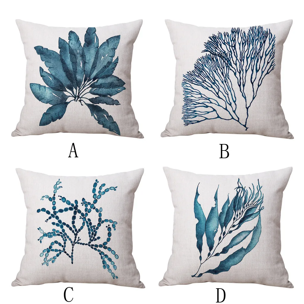 

Simple Fashion Throw Pillow Cases Cafe Sofa Cushion Cover Home Decor home decor 45x45cm pillow covers decorative blue #EW