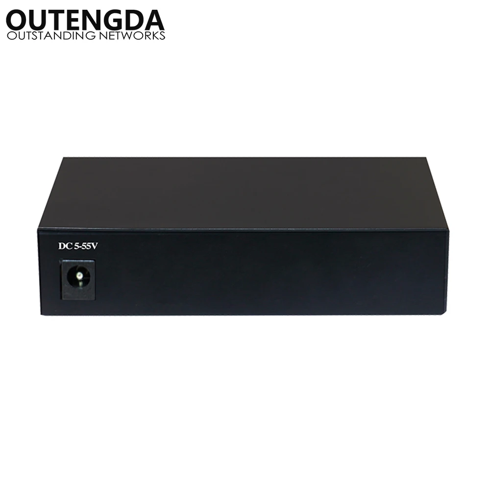 1 + 4 порта 10/100 мбит/с 48 вт мини PoE коммутатор Power over Ethernet IEEE802.3af/at в для IP камер