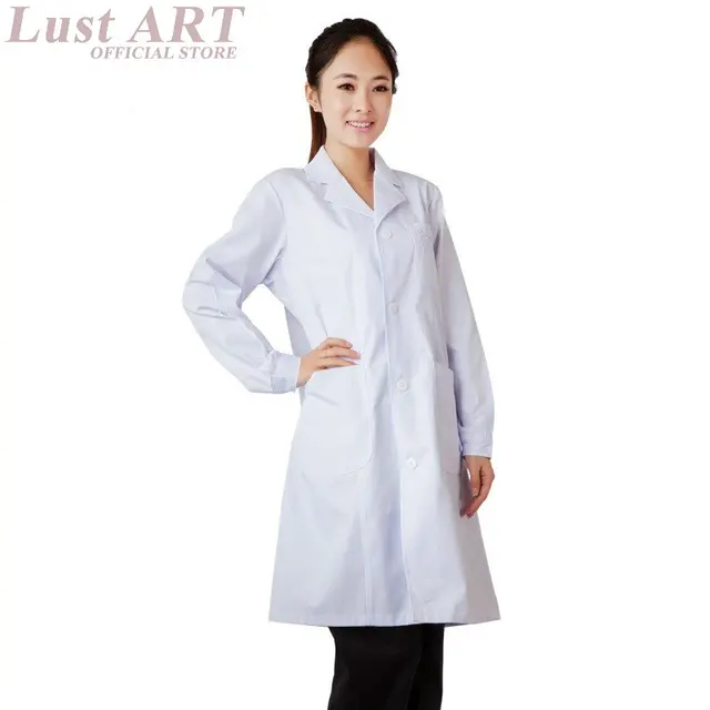 New design white medical robe hospital nurse uniform women medical