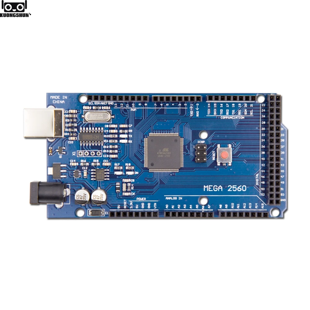 MEGA2560 Mega 2560 R3 REV3 ATmega2560 16AU CH340G плата на USB кабель совместим с arduino без USB|board cable|usb