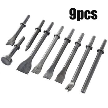 

Universal Tool 0.39'' Shank Pneumatic Air Hammer Punch Chisel Set Chipping Bits Kit Brand New Hot Sale High quality