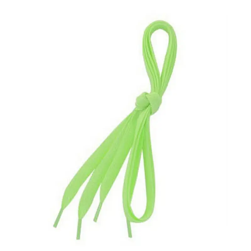 flat coloured shoe laces