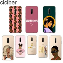 ciciber Melanin Poppin Phone Cases For Oneplus 7 Pro 1+7 Pro Soft TPU Back Cover for Xiaomi 9 Coque For Redmi Note 7 6 Pro Funda