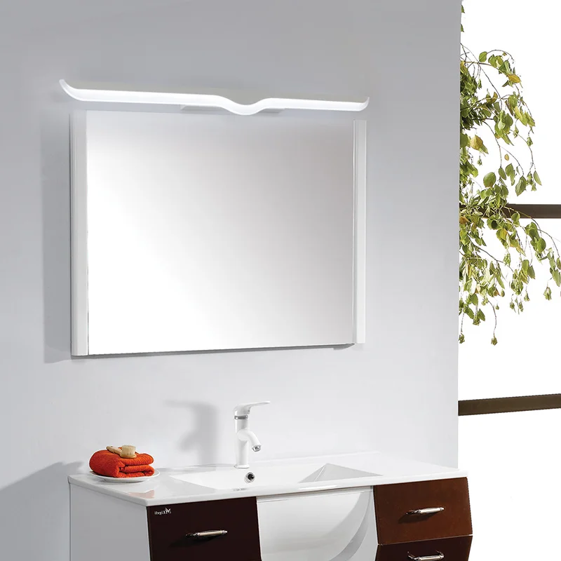 أوميكرون الحديثة الحديد LED بساطتها مرآة الجبهة ضوء الحمام جدار أضواء الغرور المرحاض الحائط الشمعدانات تركيبة إضاءة