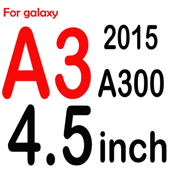 Для samsung Galaxy A30 A40 A50 A60 A70 M10 M20 A6 A8 J4 J6 A3 A5 A7 закаленное Стекло J1 J2 J3 J5 J7 Экран протектор - Цвет: A3 2015 A300F