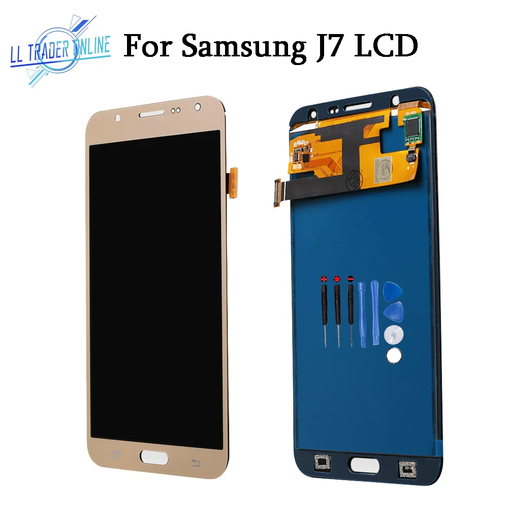 LL TRADER качество AAA экран дисплей для samsung Galaxy J7 J7008 ЖК сенсорный Pantalla замена сборка