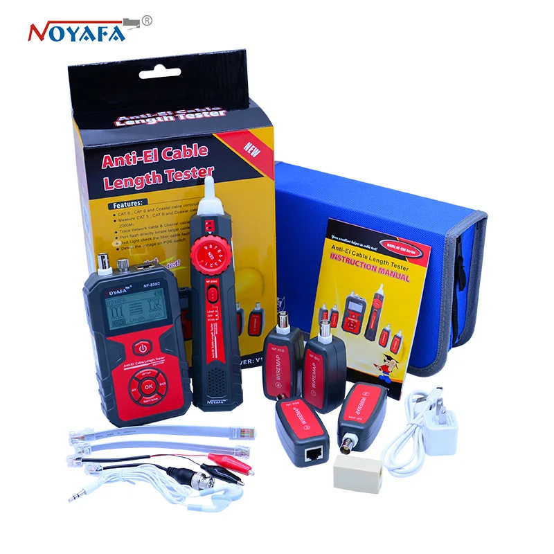  NF-858 Cable Line Locator RJ11 RJ45 BNC Portable Wire Tracker Cable Tester Finder For Network Cable