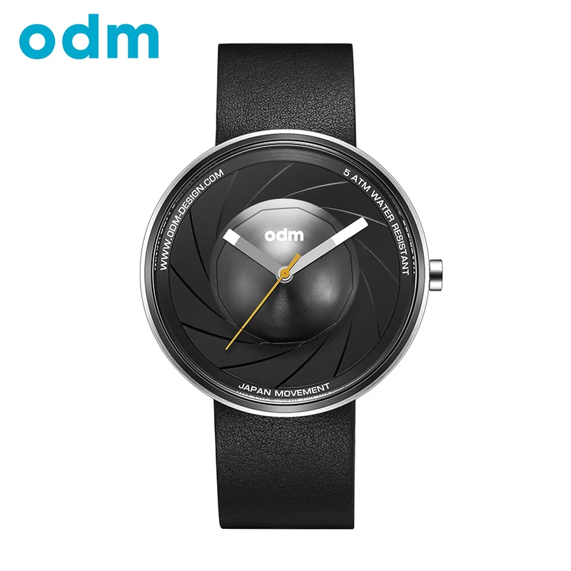 

ODM Top Luxury Brand Fashion Creative Design Leather Strap Quartz Men Watch Waterproof Wristwatch DD161