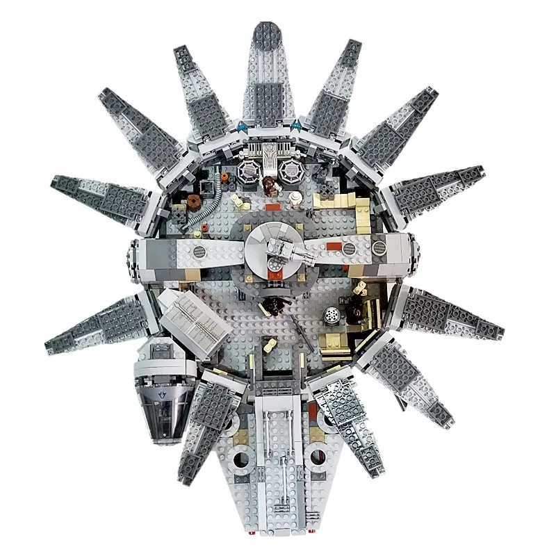

1381pcs Star Wars Model Building Blocks Millennium Falcon Figure Compatible Legoingly 05007 Star Wars Gift Toys For Children