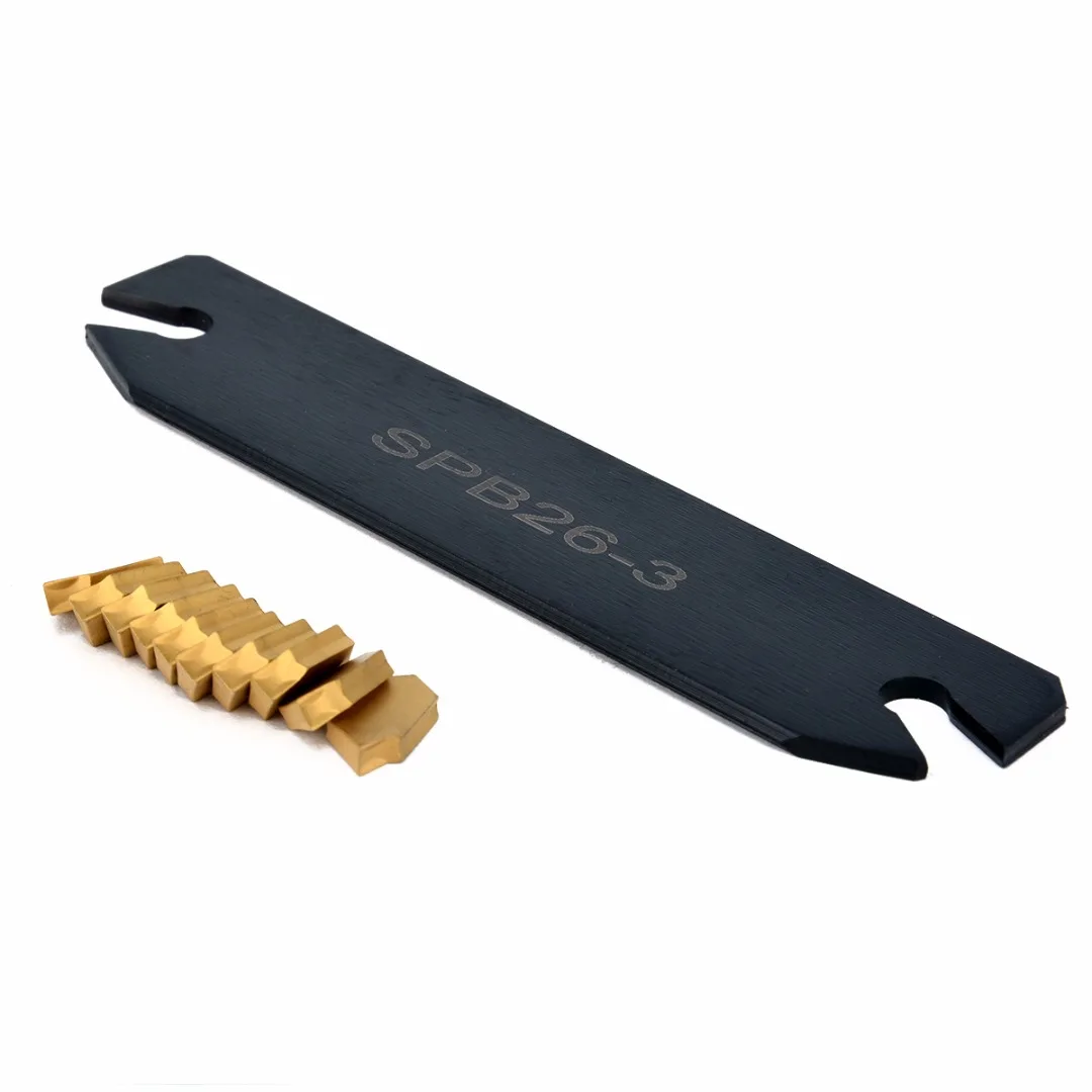 SPB26 3 26mm Parting Grooving Cut Off Tool Holder + 10pcs/box Good