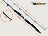 Tideliner 1.98m Heavy duty boat fishing rod super hard raft saltwater jigging carbon trolling fishing pole rod test weight 45kg ► Photo 2/6