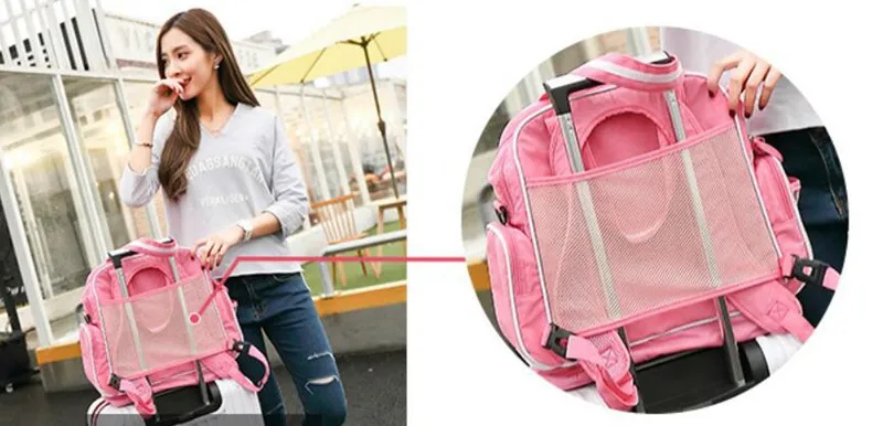323619cm Fashion Baby Diaper Bag Backpack Tote Messenger Baby Bag Organizer Stroller Bag For Mom Dot Waterproof Maternity Bags (4)