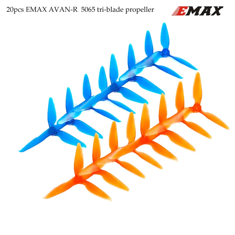 

20pcs EMAX AVAN-R AVAN Series 5065 3 blade/tri-blade propeller compatible EMAX RS2306 brushless motor for iFlight iX5 V3 FPV RC