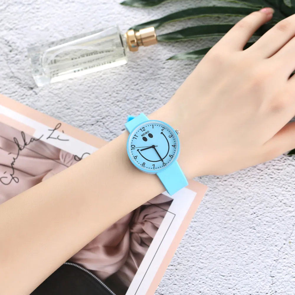 MEIBO Beautiful Fashion Simple belt watch ladies watch Stylish Leather Belt Strap Analog Quartz Watch For Gifts