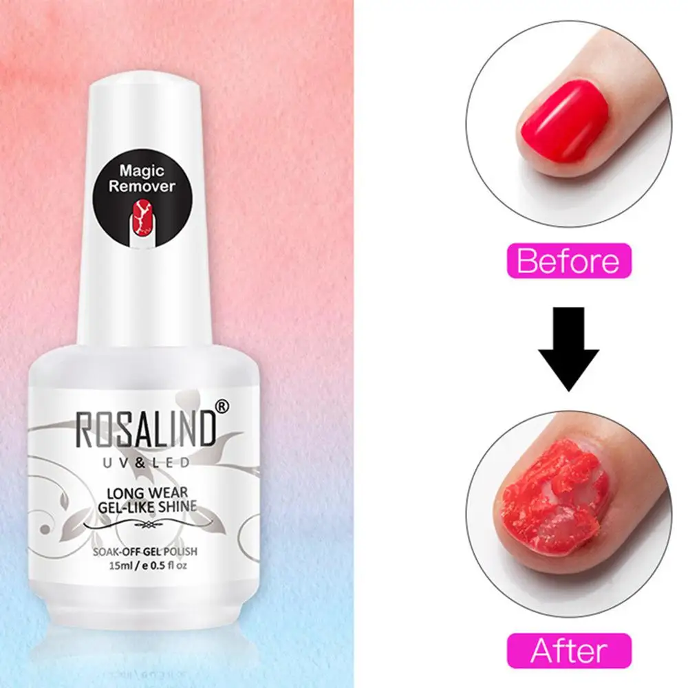 

15ml Fast Burst Nail Gel Polish Remover Professional Magic Removes Soak Off Nail Glue