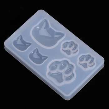 

1pc Silicone Mold DIY Crafts Claw Moon Geometry Mirror For Jewelry Making Decorative New Jewelry Tools 3 Sizes