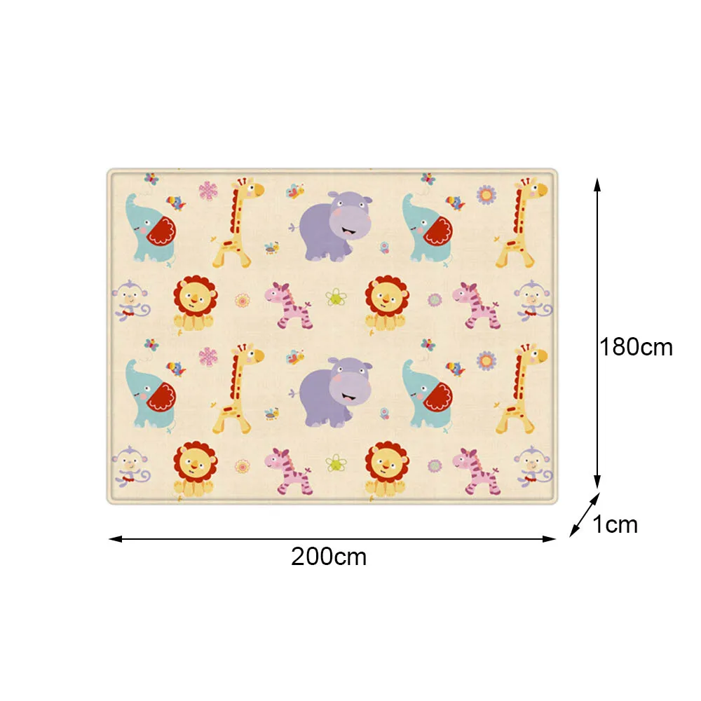 Портативный складной детский восхождение игровой коврик-пазл детский коврик утолщенный детская комната ползающий коврик игра одеяло