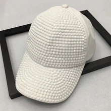 Весенняя мода Винтаж Твердые Хлопок горный хрусталь шапки Бейсбол шапки для Для женщин Девушка Лето Шапки хип-хоп Snapback бренд