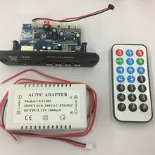 12V адаптер питания Bluetooth беспроводной аудио MP3 декодер доска, USB, TF, WMA, APE, FLAC, WAV декодер Колонка со встроенным усилителем